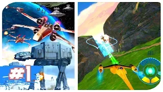 Star Wars Starfighter Gameplay Walkthrough Part 1 PS2 Xbox Gamecube