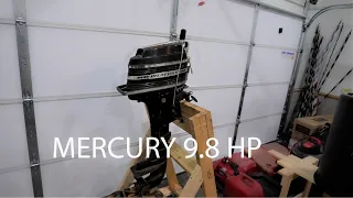 9.8 hp Mercury 110 Outboard and Points Cleaning and Gap