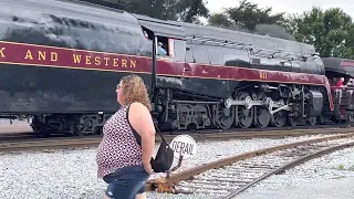 Norfolk & Western #611 Departing Strasburg Station