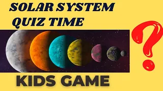 Solar System Quiz / Solar System Planets Pattern / 8 Planet Game for Kids