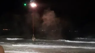 Resgate na praia  da litorânea são luis