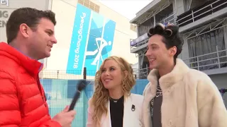 Catching up with Johnny Weir and Tara Lipinski