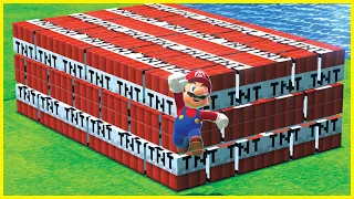 What if Mario and Luigi had Minecraft TNT?