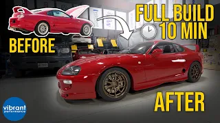 Building a Responsive, 600HP JDM Toyota Supra in 10 Minutes!