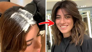 Haircut & natural highlights transformation by Mounir!