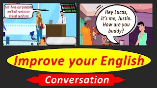 English Speaking Daily Life Conversation Dialogues - Beginner Intermediate Level.