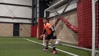 Amazing 9 year old soccer goalkeeper! Dino Bontis (Instagram: dinobontis)