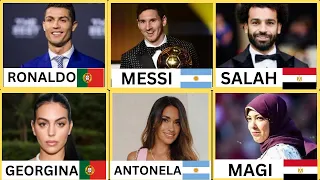 Country Comparison: Famous Football Players and Their Wives/Girlfriends' Nationality