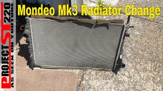 Ford Mondeo Mk3 ST220 radiator replace