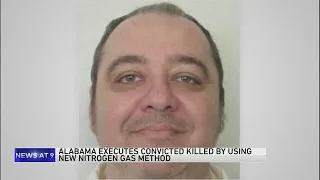 Alabama conducts first-ever execution by nitrogen hypoxia