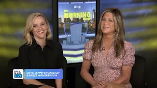 Jennifer Aniston and Reese Witherspoon Chat "The Morning Show"