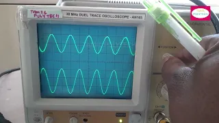 INVERTING AND NON INVERTING AMPLIFIER USING OPAMP IC 741