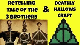 Create the Deathly Hallows with Perler Beads & Tale of the 3 Brothers Retelling - Harry Potter Craft