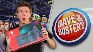 I Won a Nintendo Switch at Dave & Busters Arcade!!