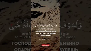 مَا وَدَّعَكَ رَبُّكَ وَمَا قَلَىٰ | не покинул тебя твой Господь и не возненавидел. Коран 93:3