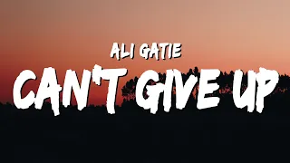 Ali Gatie - Can’t Give Up (Lyrics)