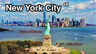 New York City Skyline HD - Statue of Liberty - The Journy to Ellis Island