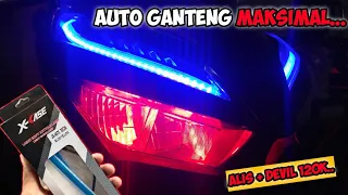 CARA MUDAH PASANG LAMPU ALIS + DEVIL HONDA VARIO NEW TANPA COAK |