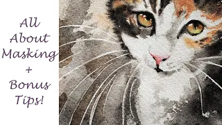 What is Masking Fluid for Watercolors + How to Apply Frisket + Tips & Tricks  for Beginners Tutorial