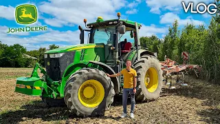 JE CONDUIS PLUSIEURS JOHN DEERE dans cette FERME