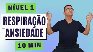 RESPIRAÇÃO FÁCIL PARA ANSIEDADE | Nível 1 | Exercício para acalmar | Exercícios para Idosos