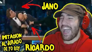 LOS IMITADORES DEL JURADO YO SOY Y JANO VS RICARDO 😱🤣 (REACCIÓN) WASAP DE JB