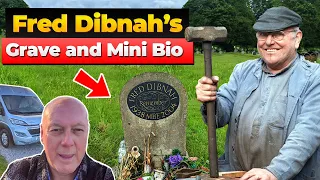 Fred Dibnah’s Grave at Tonge Cemetery, Bolton. Famous Graves and Resting Places of Celebrities.