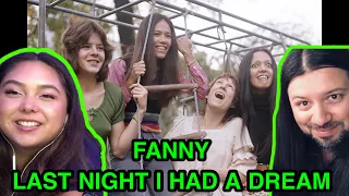 REACTION! FANNY Last Night I Had A Dream LIVE