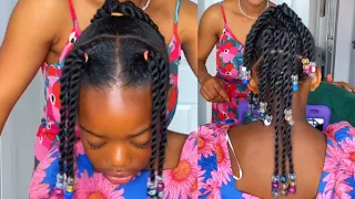 Kids natural hairstyle/ back to school hairstyle for girls