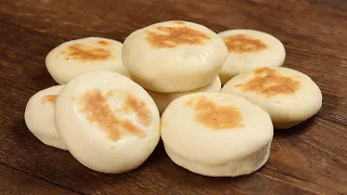 Make Bread in 10 Minutes in a Fry pan! No eggs, No yeast! Simple pan bread recipe!