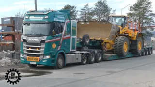 Unloading Volvo's largest wheel loader The L350H