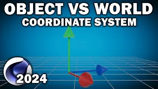 Cinema 4d 2024: Object vs World Coordinate Systems