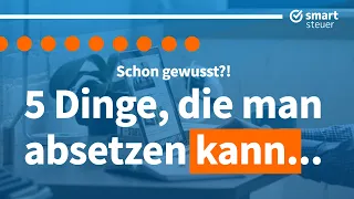 5 überraschende Dinge die man (tatsächlich) absetzen kann!