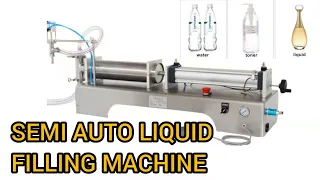 Semi auto liquid filling machine manual pneumatic water filling machine