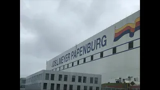 Papenburg + Besichtigung der Meyer Werft am 26.+27.09.2020 Bau Kreuzfahrtschiff AIDACosma