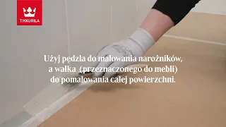 Jak malować płytki w łazience farbą Tikkurila Luja Ceramic Tiles