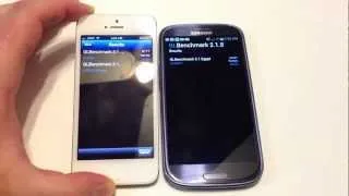 iPhone 5 vs. Samsung Galaxy S3 Benchmarks Only Review