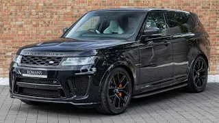 2018 Range Rover Sport 5.0 SVR - Ligurian Black - Walkaround & Interior | Romans International [4K]