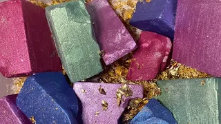 8 Block Painted Z Athletic Gymchalk Crush | Sleep Aid | Asmr | Gym Chalk