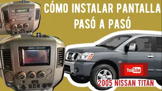 Cómo instalar pantalla 2005 Nissan Titan paso a paso