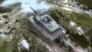 New Danish Leopard 2A5DK Tank 120mm HE FRAG T Munition tuvideo matiasmx com