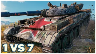 T-100 LT • SQUID GAME • World of Tanks 1 VS 7 Gameplay