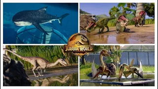 Jurassic World Evolution 2 (Update 10 NEW DLC) All 122 Creatures Showcase + Unique Skins