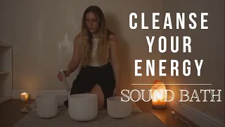 Cleanse & Center your Energy - Relaxing Crystal Singing Bowls Sound Bath