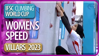 Speed Finals | Villars | Womens | 2023 | IFSC World Cup