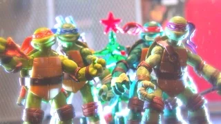 Teenage Mutant Ninja Turtles COWABUNGA CHRISTMAS!! ( TMNT STOP MOTION ) *HD*