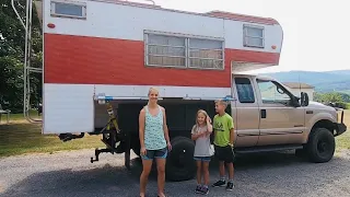 We bought a vintage truck camper!