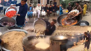 Village wedding in Afghanistan Jalalabad | Wedding food | How afghans celebrating Wedding ceremony