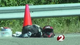 Motorcycle accident sends two to hospital