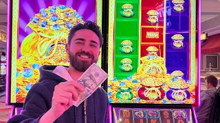 We Put $100 in this Fu Dai Lian Lian Turtle Slot Machine and THIS Happened!